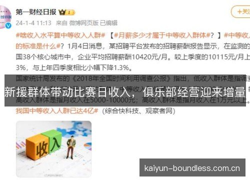 新援群体带动比赛日收入,俱乐部经营迎来增量 新援群体带动比赛日收入,俱乐部经营迎来增量